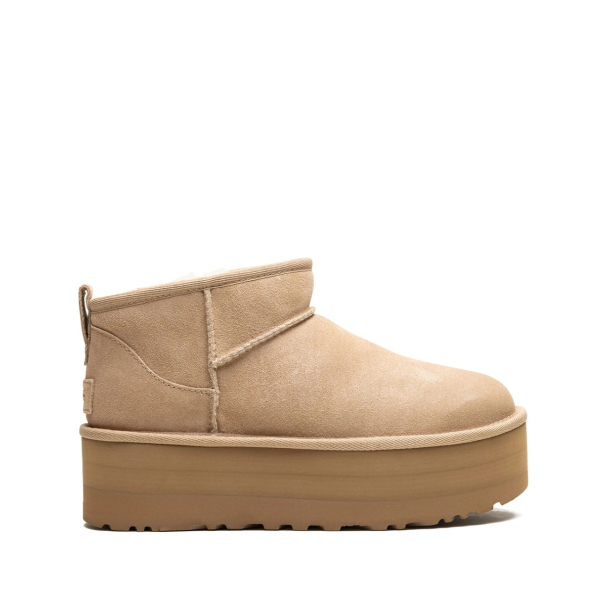 Classic Ultra Mini Platform "Sand" boots