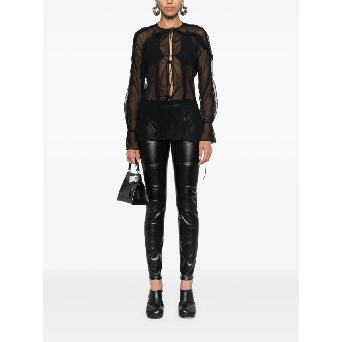 coated-finish leggings - Img 2