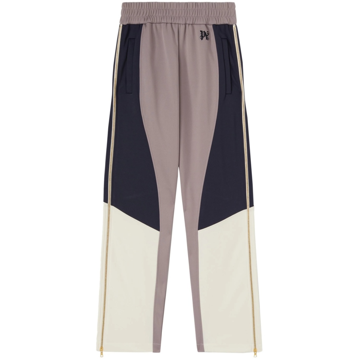 colour-block track pants