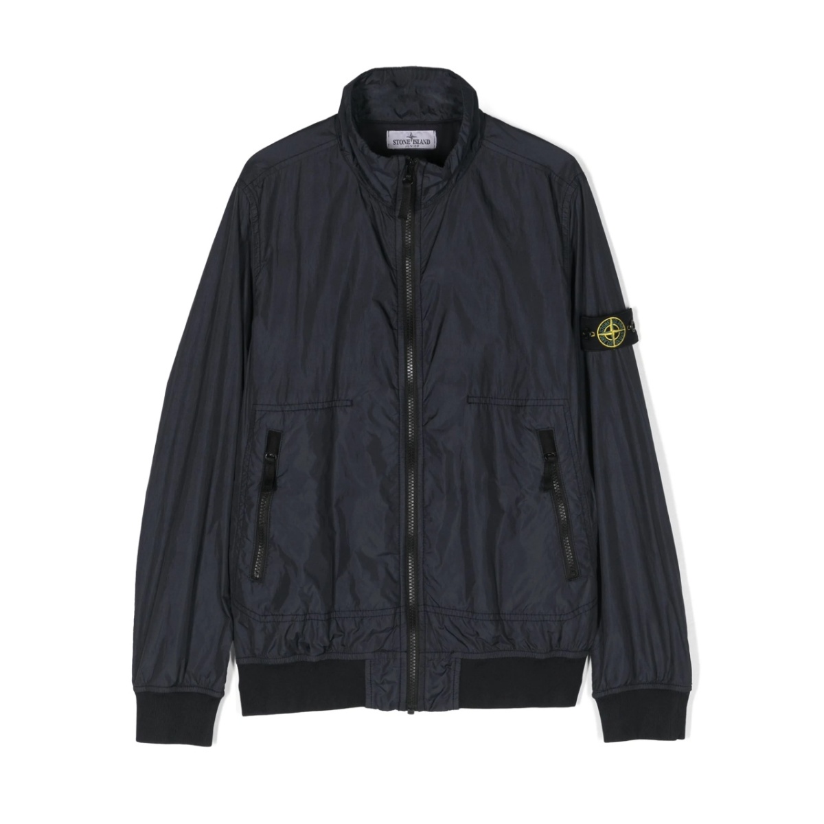 Compass-badge bomber jacket