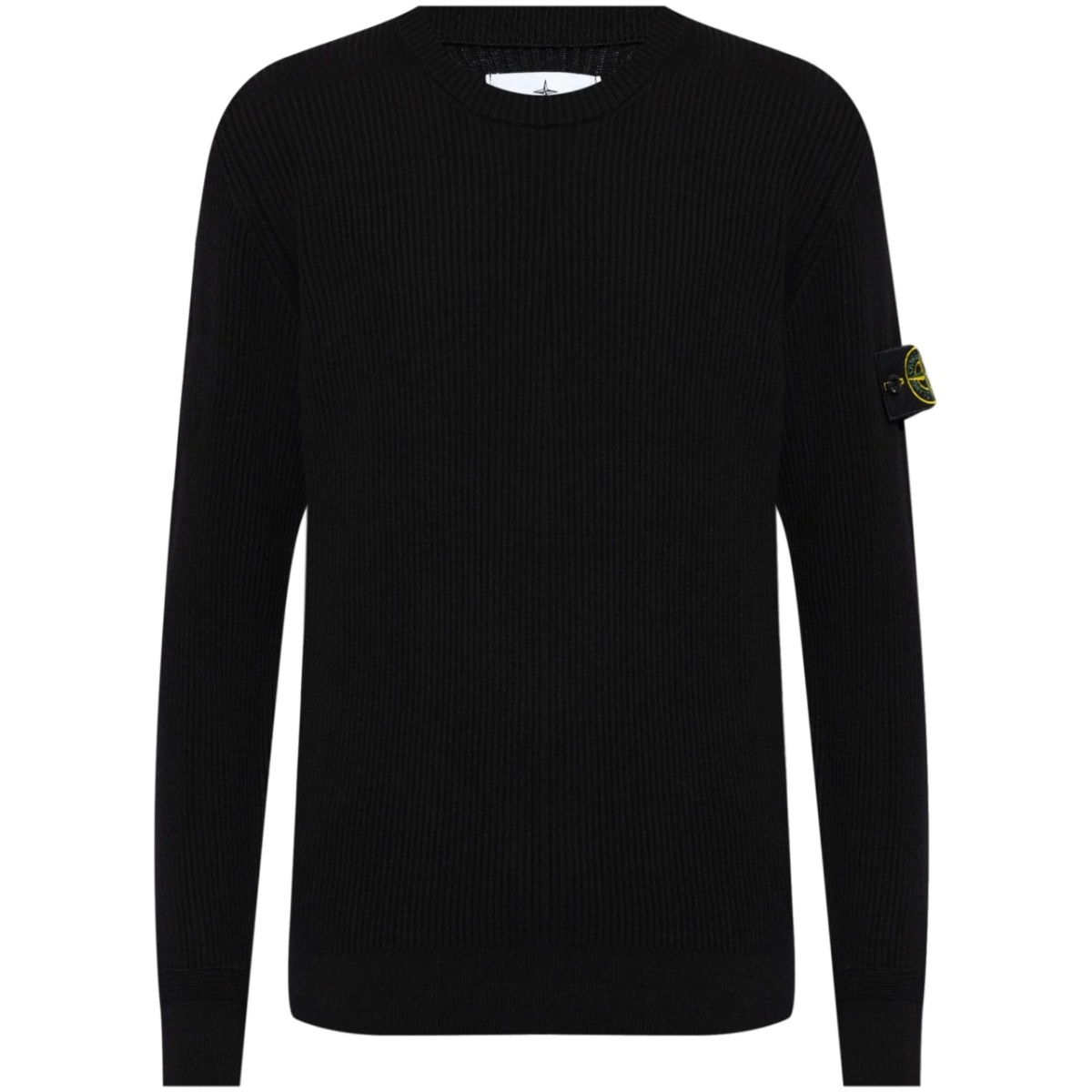 Compass-motif wool jumper