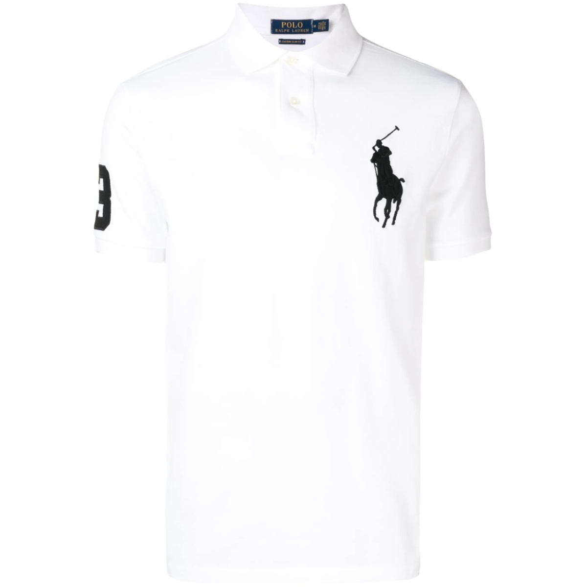 contrast logo T-shirt