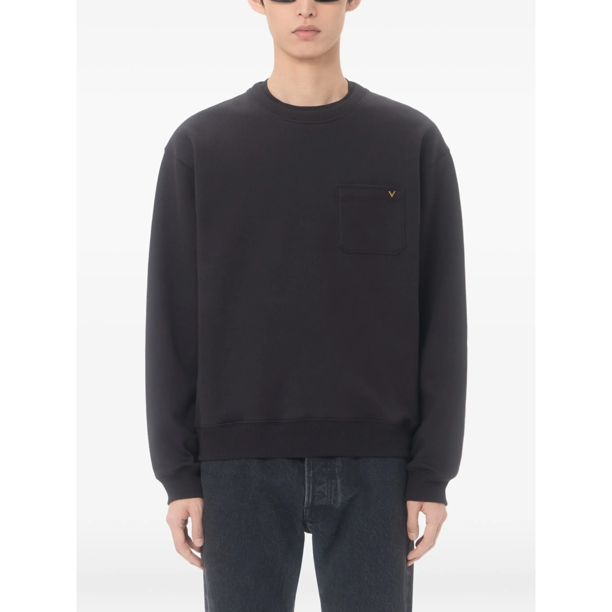 cotton sweatshirt with VGold - Img 3
