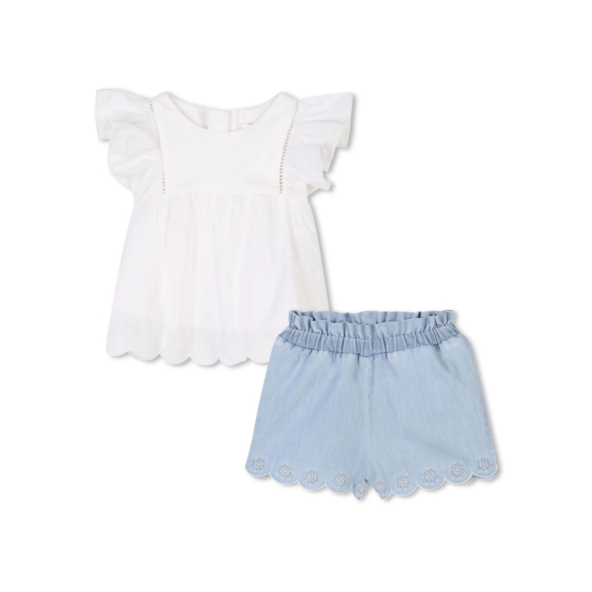 cotton tunic and shorts set