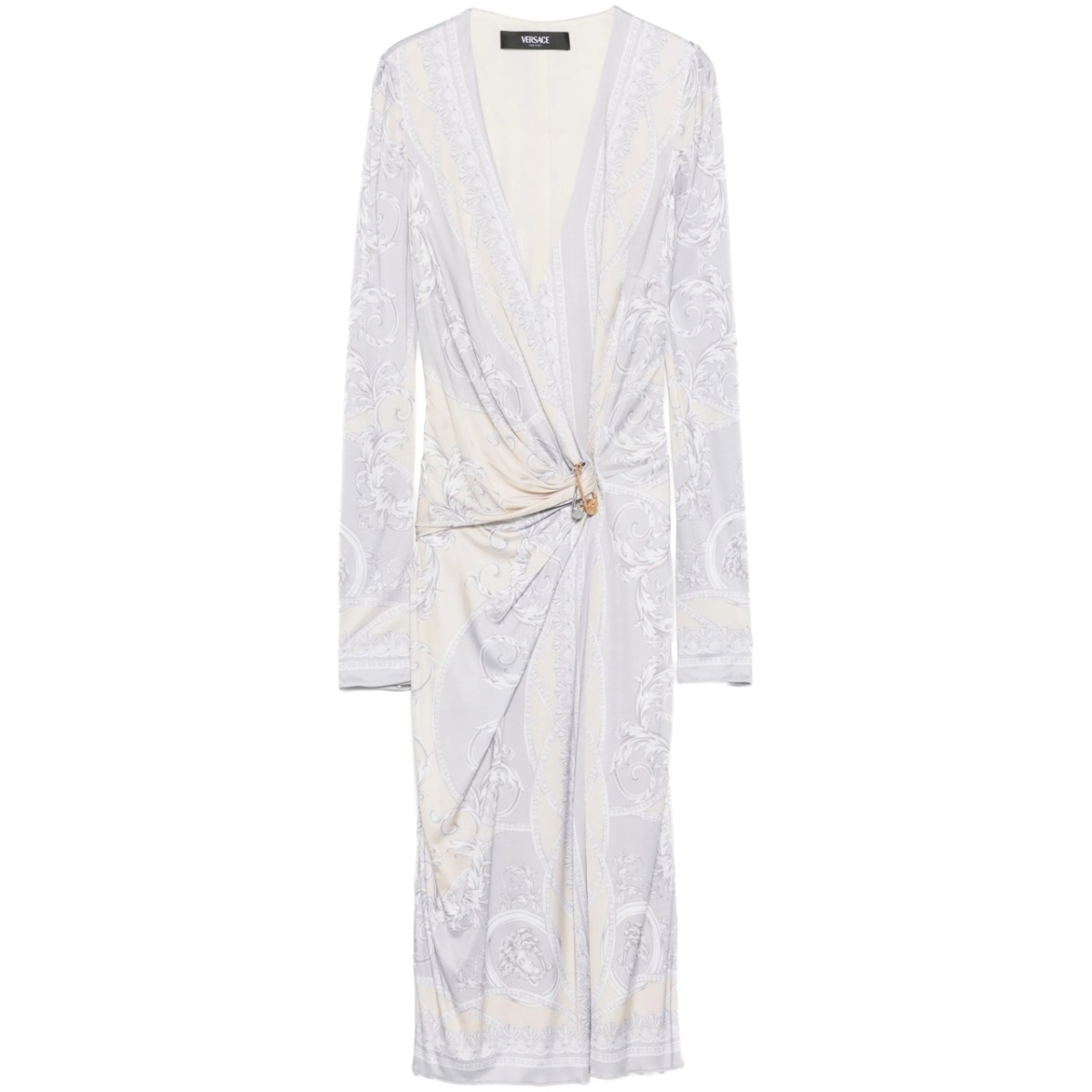 Coupe des Dieux-print midi dress