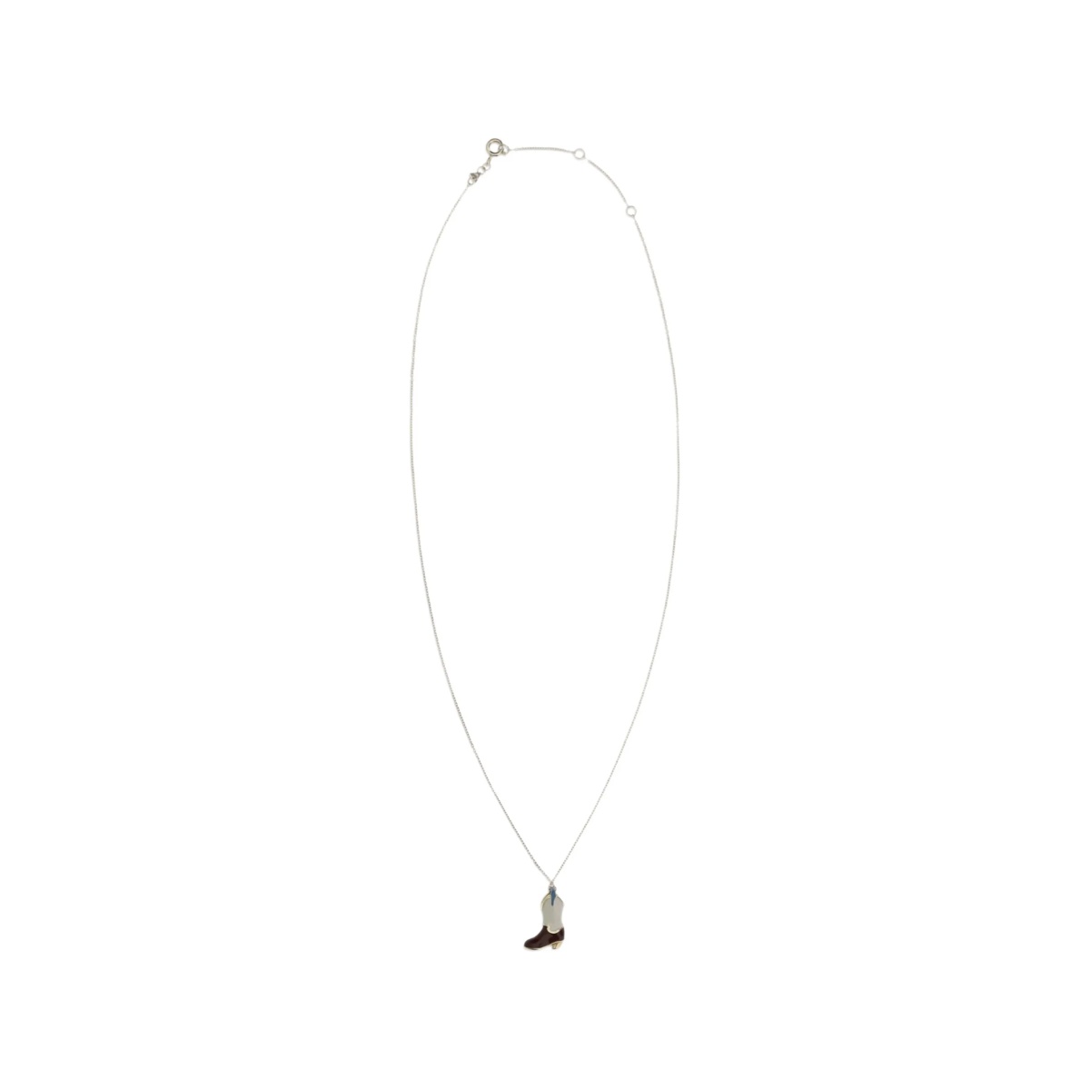 cowboy boot pendant necklace - Img 2