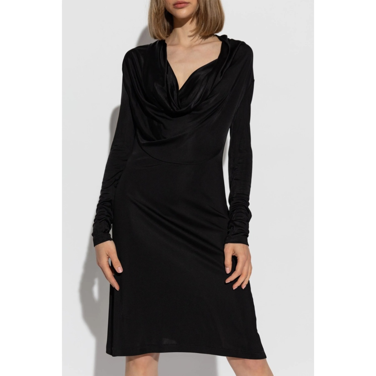 cowl-neck dress - Img 3