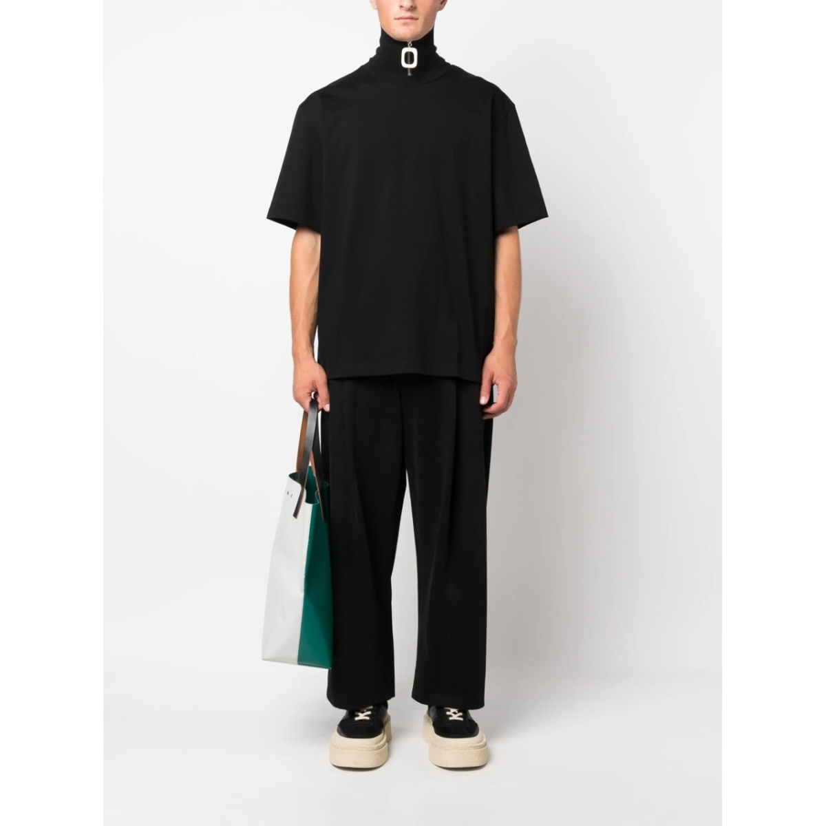 crew-neck cotton T-shirt - Img 2