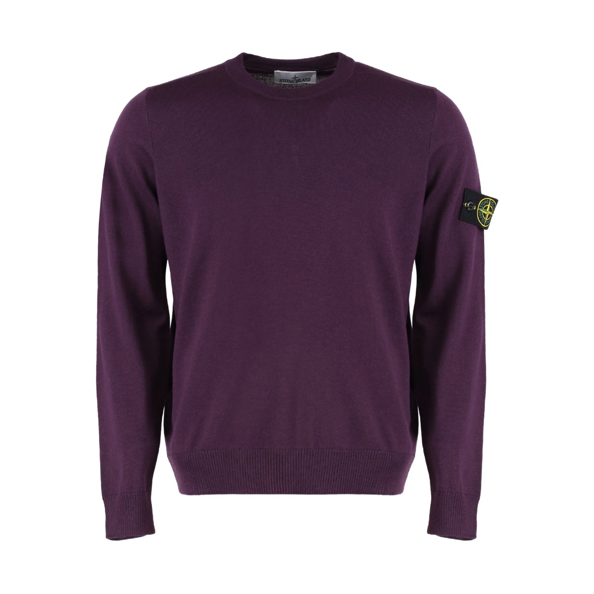 crew-neck virgin-wool sweater