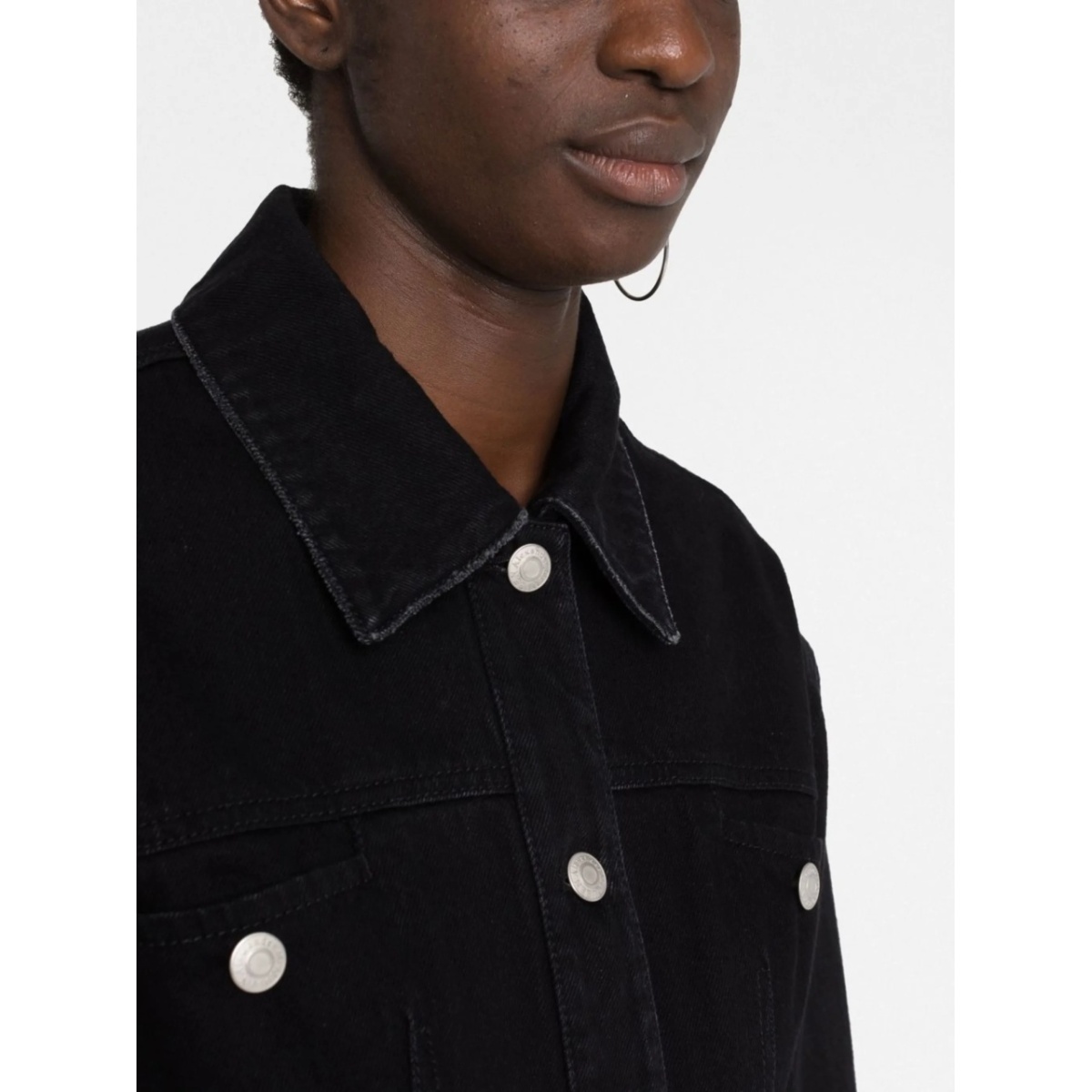 cropped denim jacket - Img 3