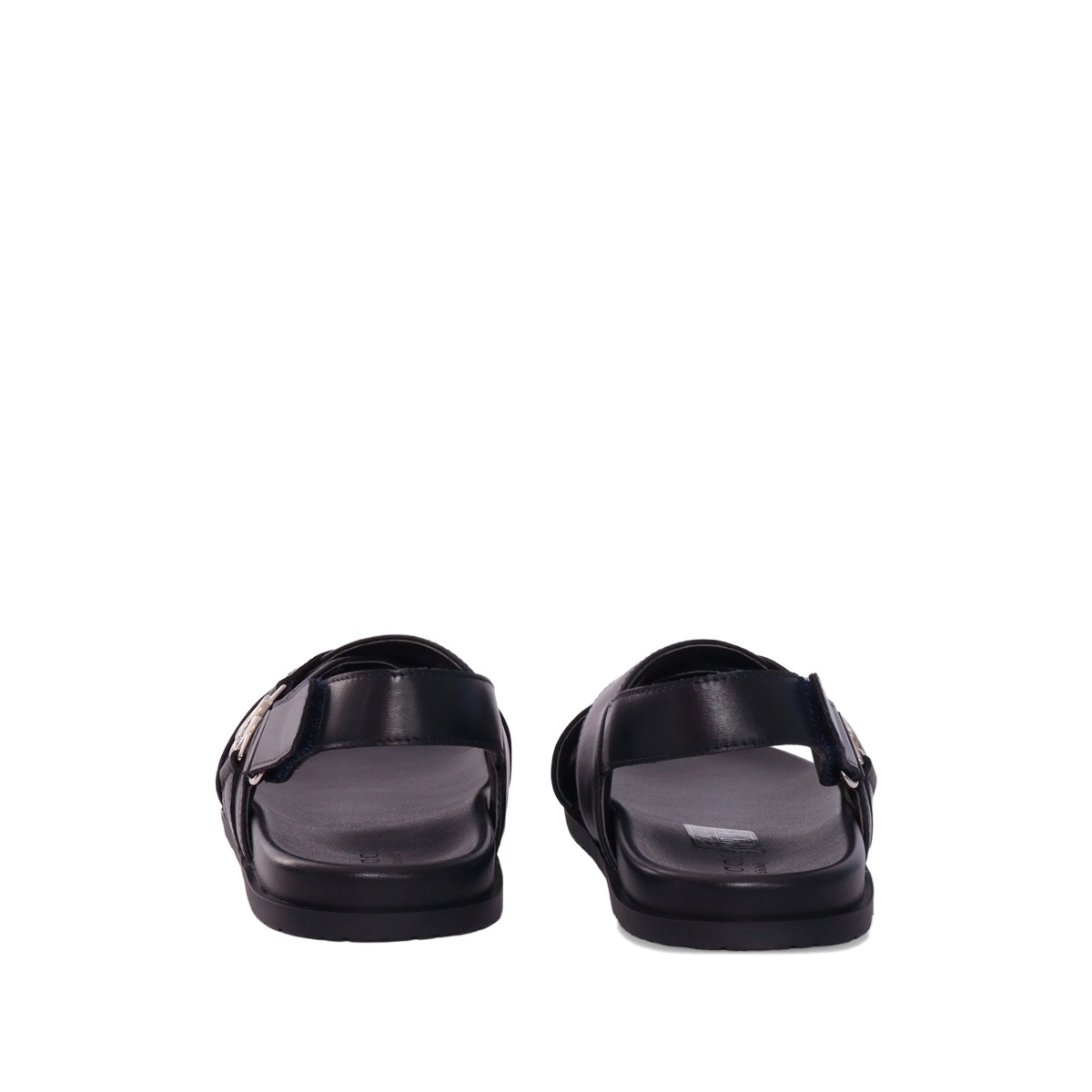 cross strap logo sandals - Img 3