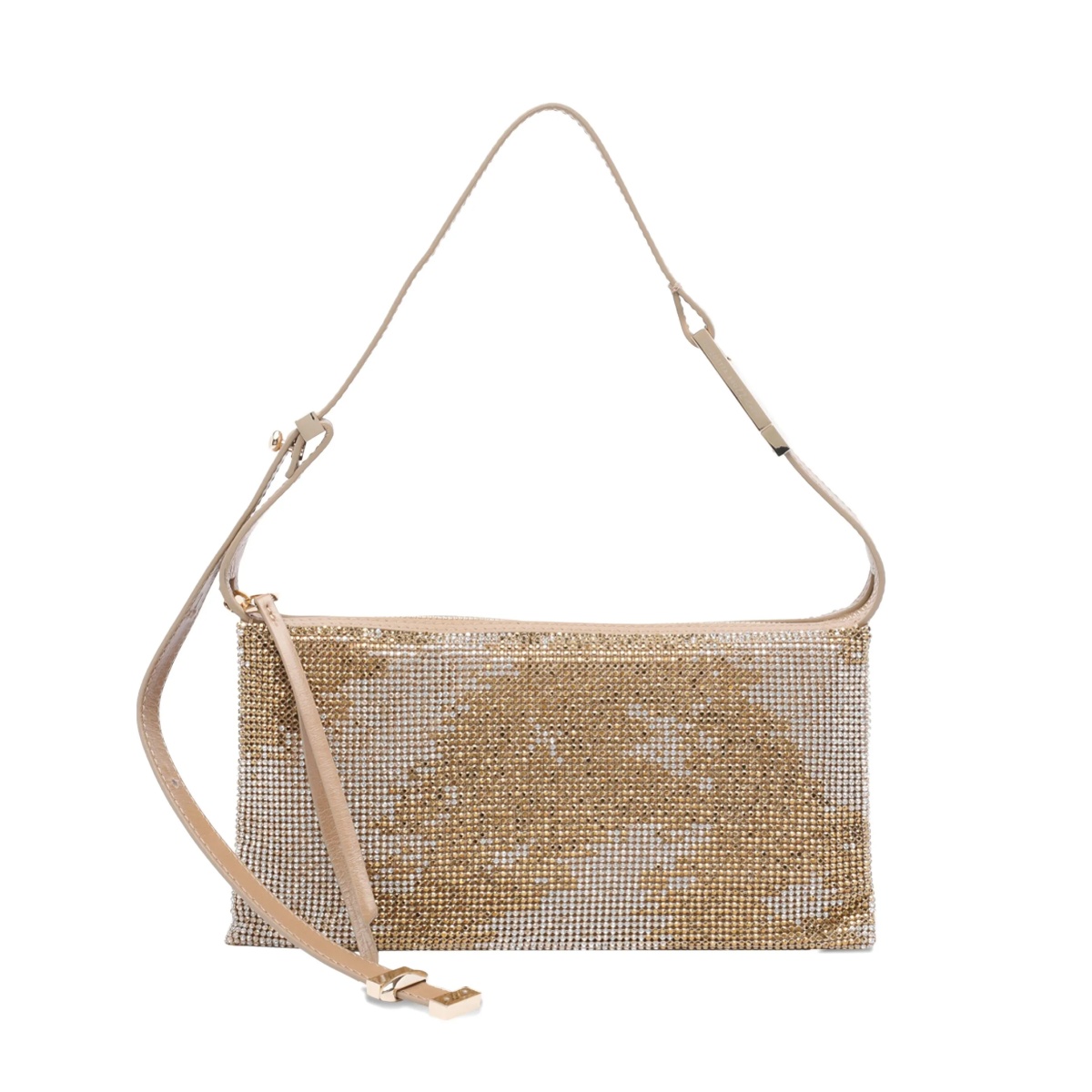 crystal-embellished shoulder bag