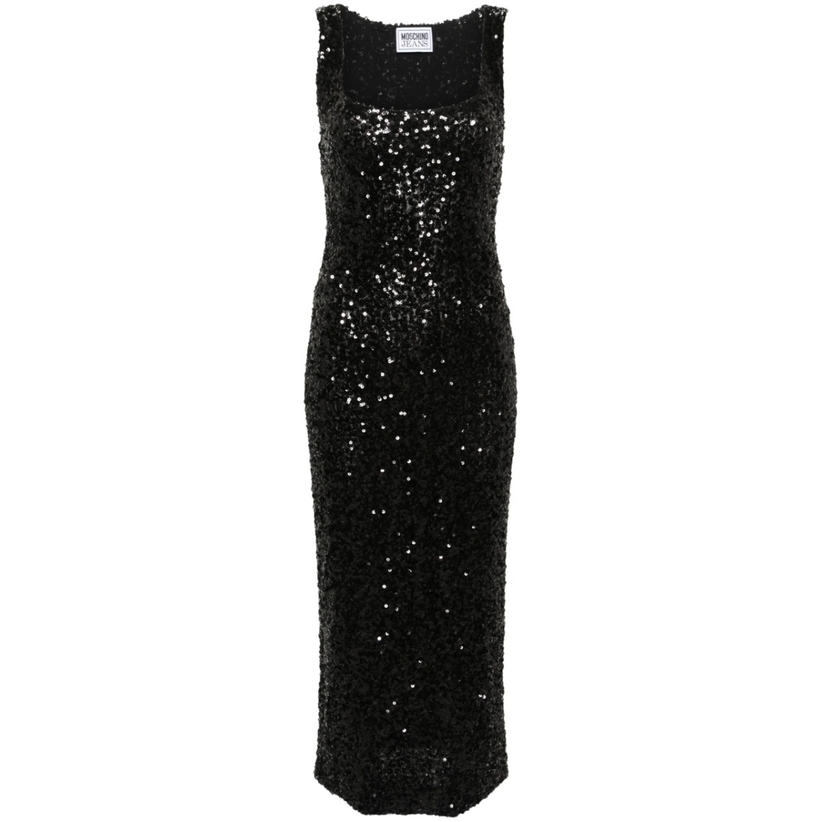 cut-out sequined midi dress