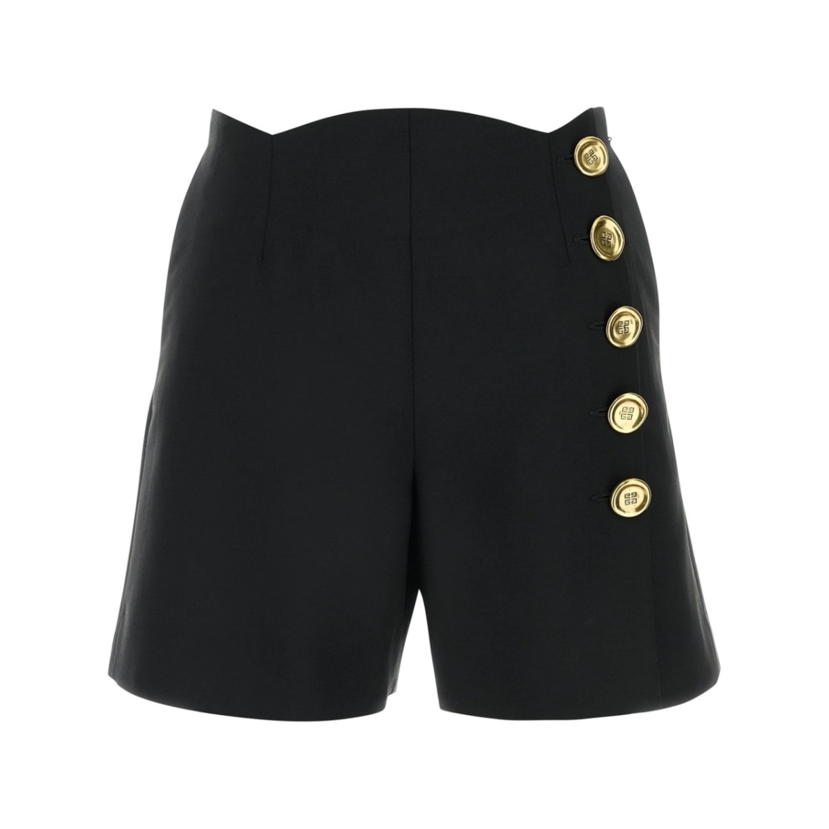 decorative-button shorts