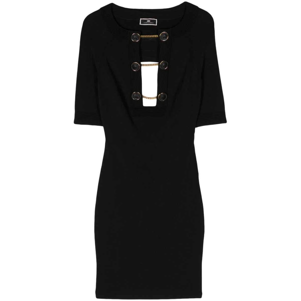decorative-buttons minidress