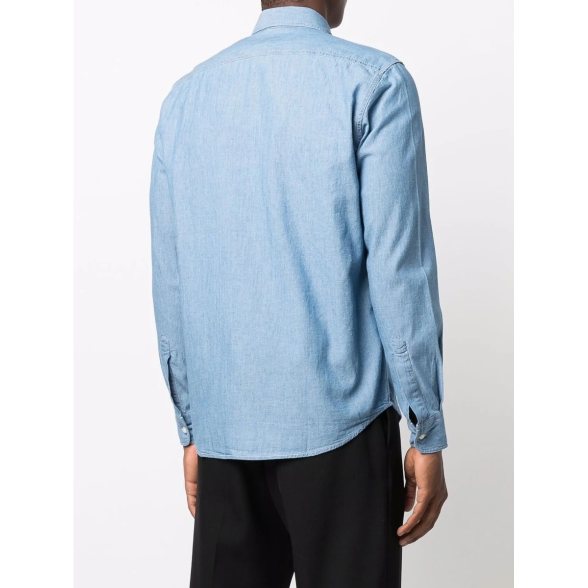 denim button-down shirt - Img 4