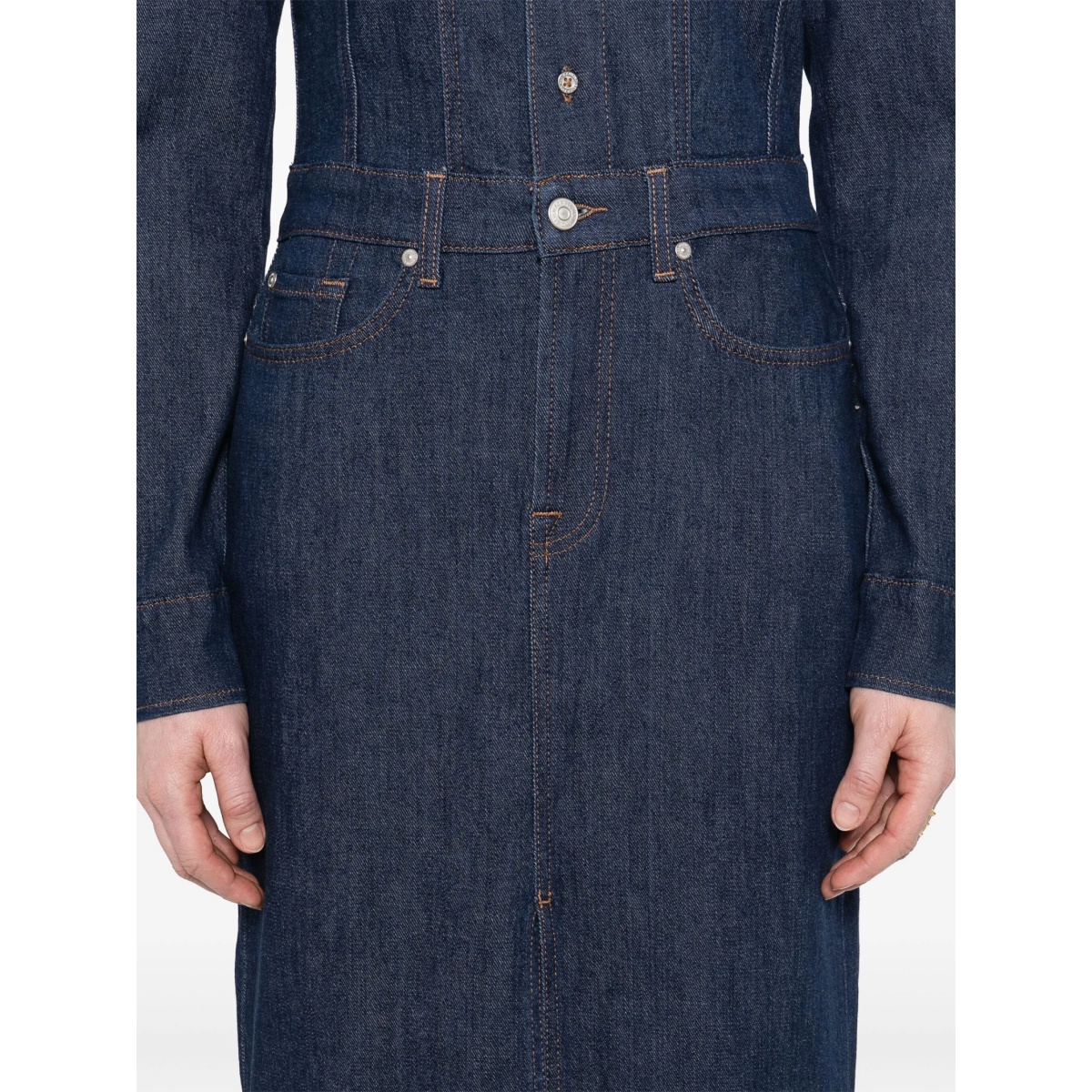 denim midi dress - Img 5