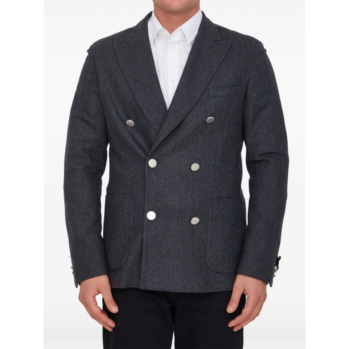 double-breasted blazer