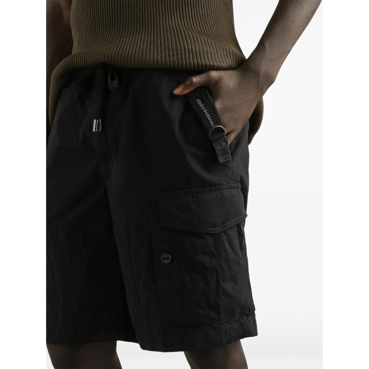 drawstring cargo shorts - Img 5