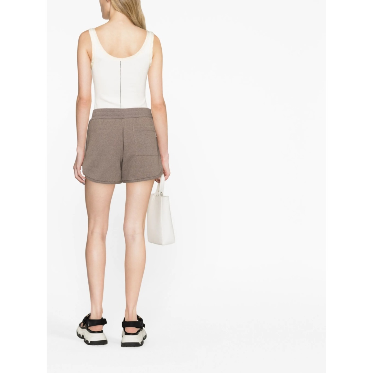 drawstring cotton shorts - Img 3