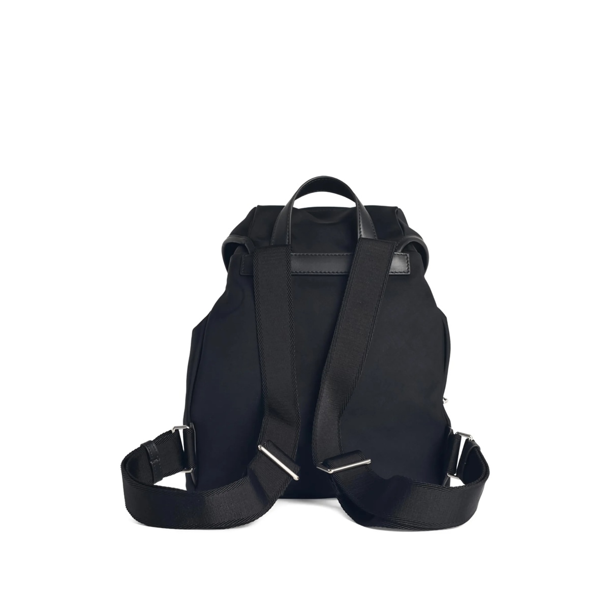 drawstring leather-trim backpack - Img 2
