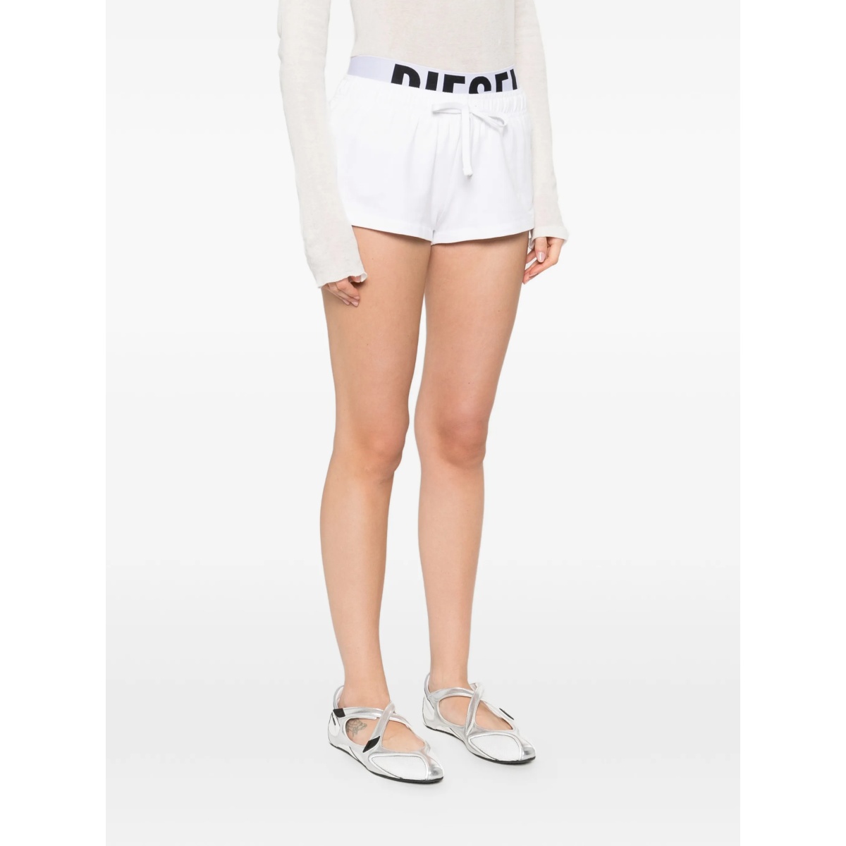 drawstring logo shorts - Img 3