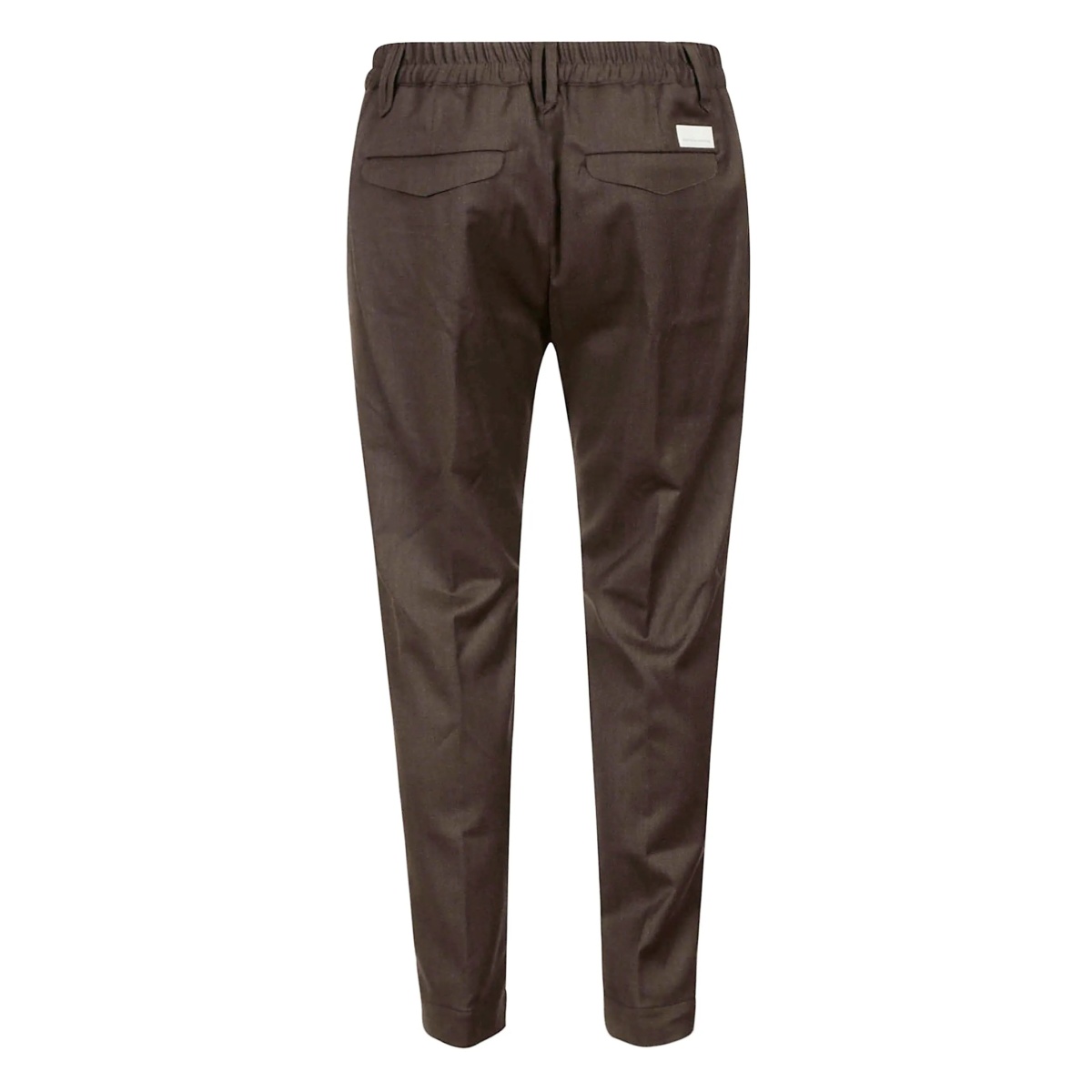drawstring-waist flap-pocket trousers - Img 2