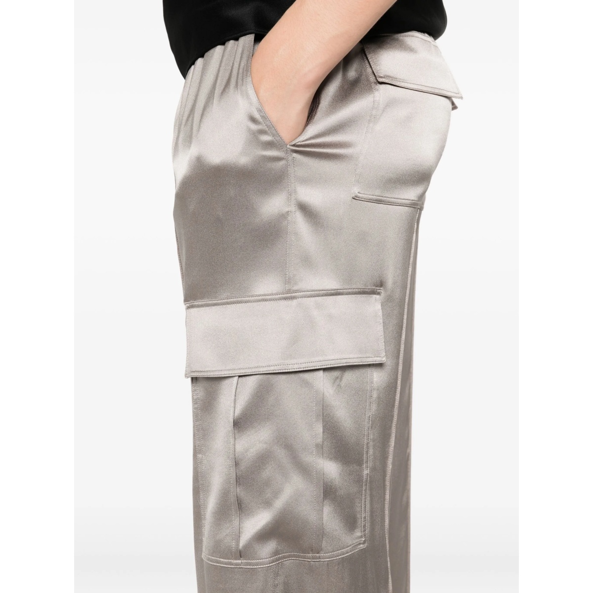 drawstring-waist trousers - Img 5