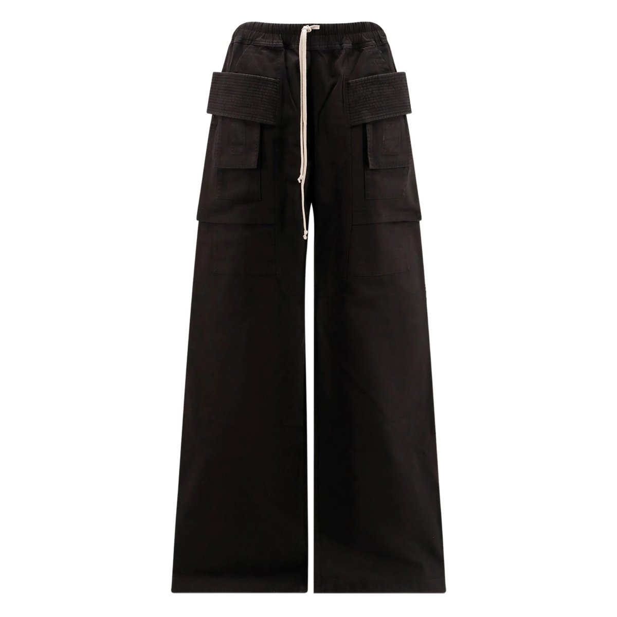 drawstring-waistband trousers