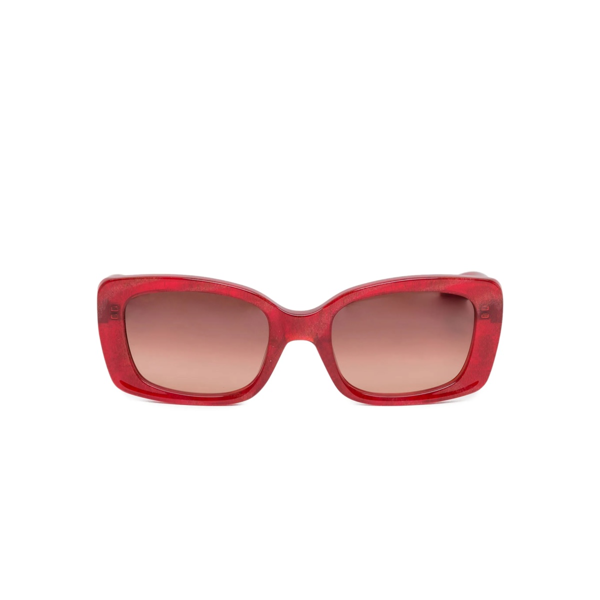 Eazy shimmery rectangle sunglasses