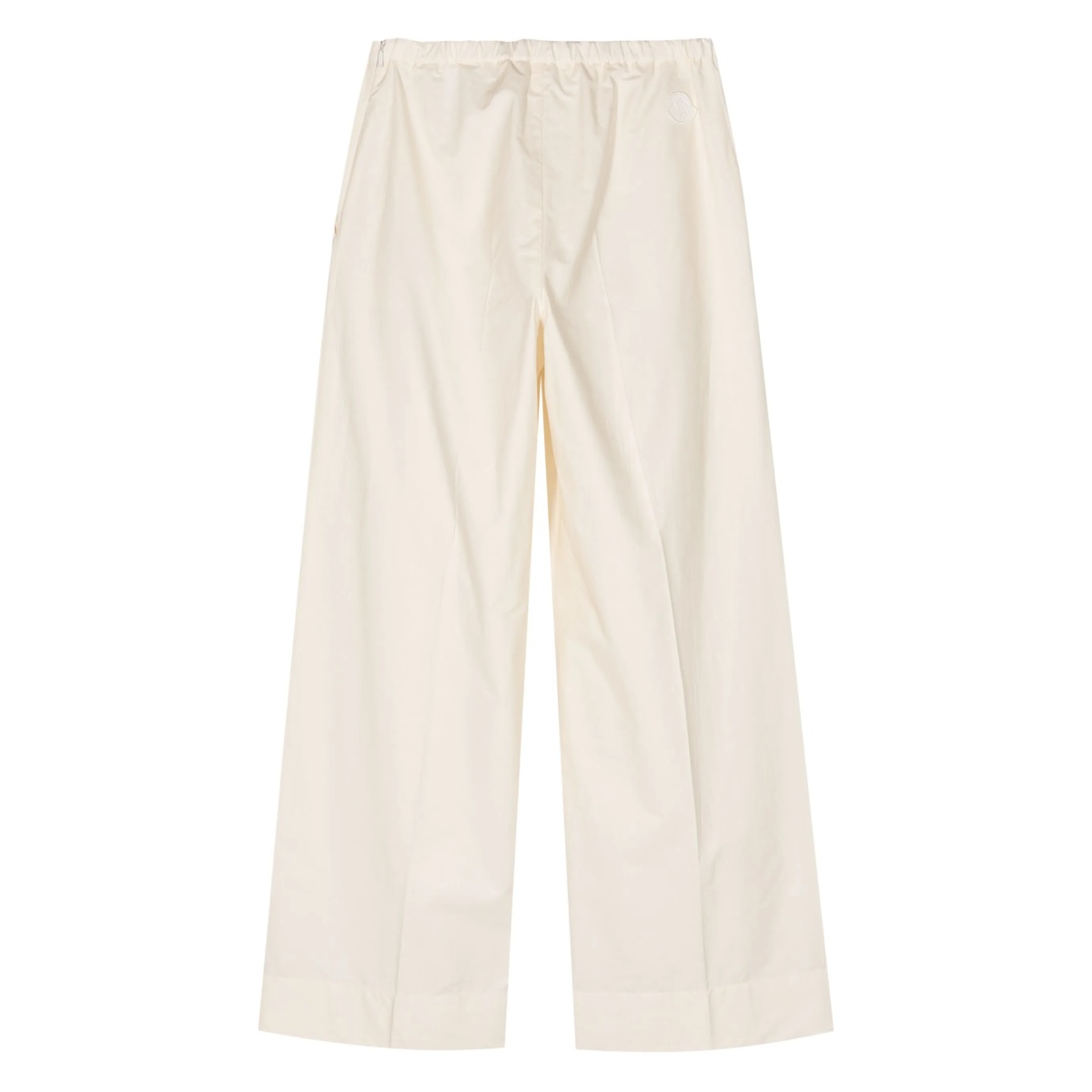 elasticated-waist wide-leg trousers - Img 2