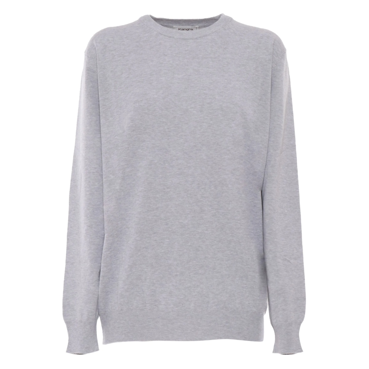elbow-patch cotton sweater