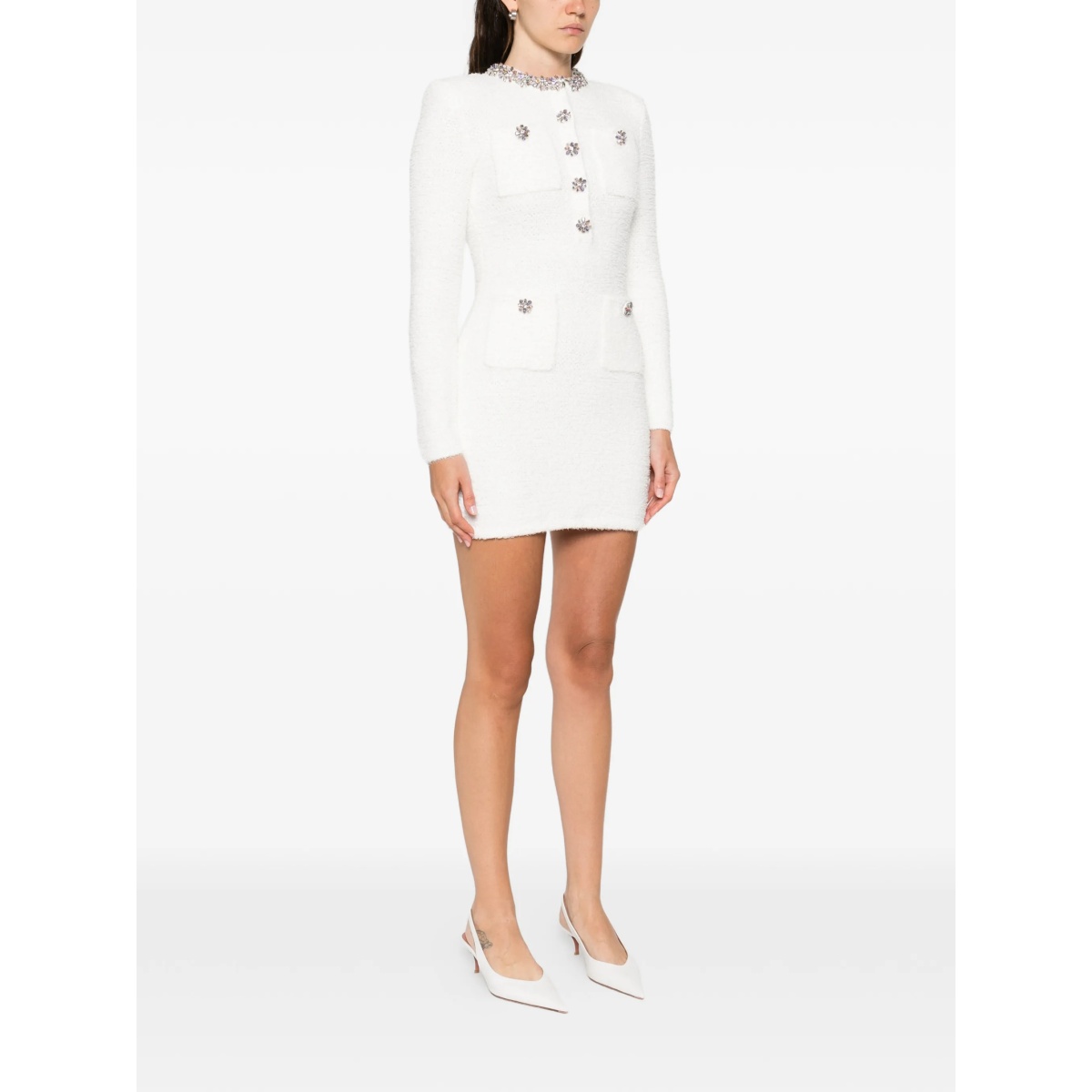 embellished pocket mini dress - Img 3