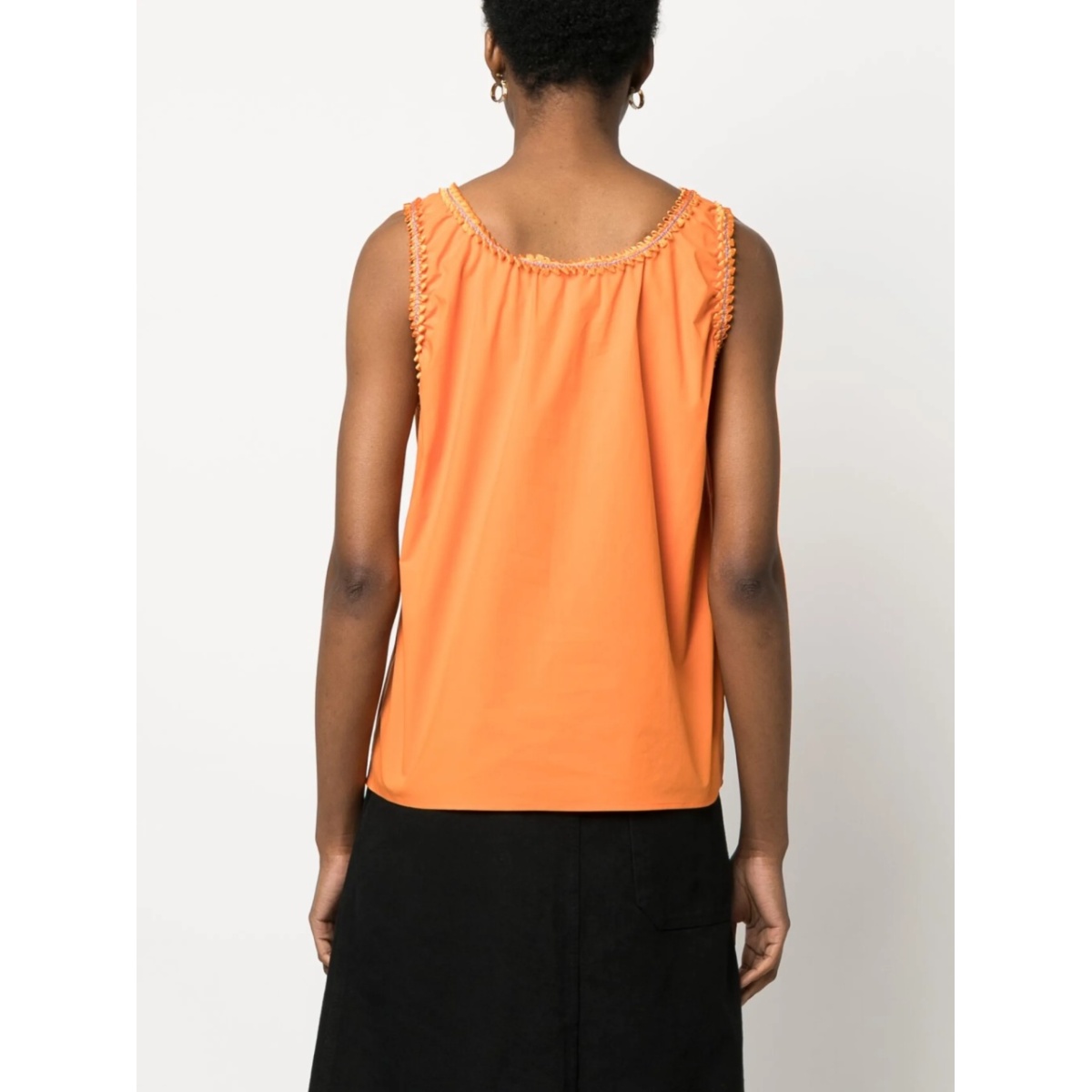 embellished-trim tank top - Img 4
