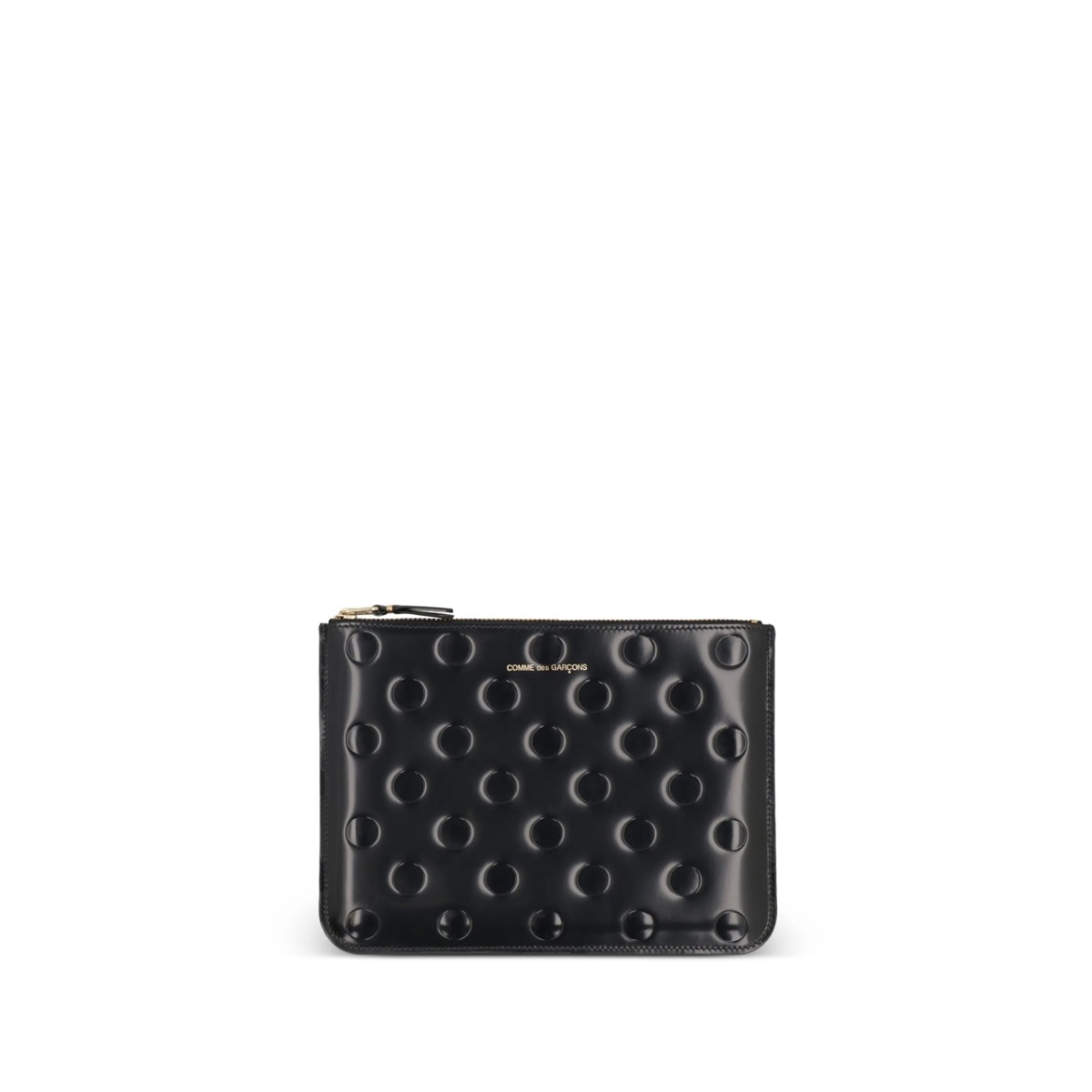 embossed polka dots wallet