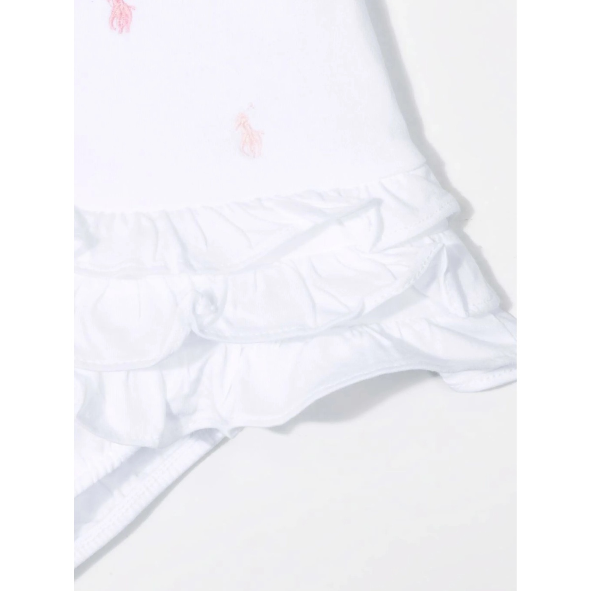 embroidered-logo cotton dress - Img 4