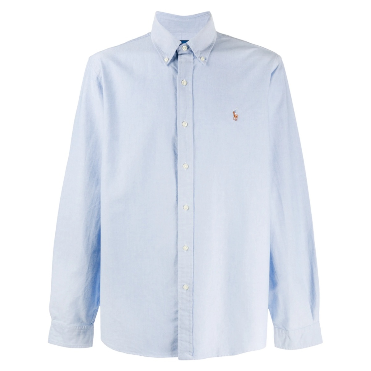 embroidered logo cotton shirt