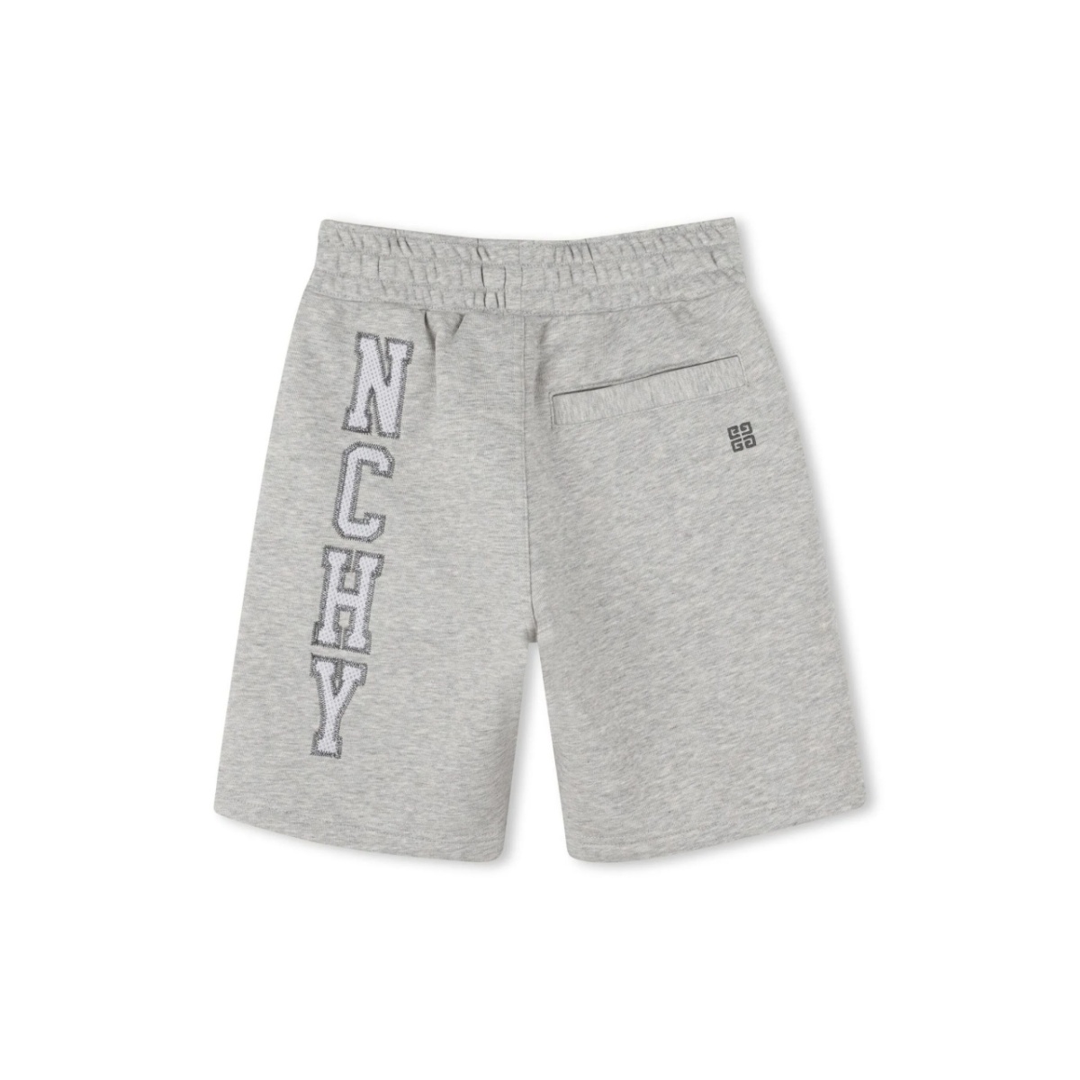 embroidered logo fleece shorts - Img 2