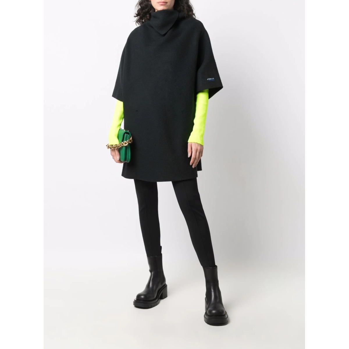 embroidered-logo knitted dress - Img 2