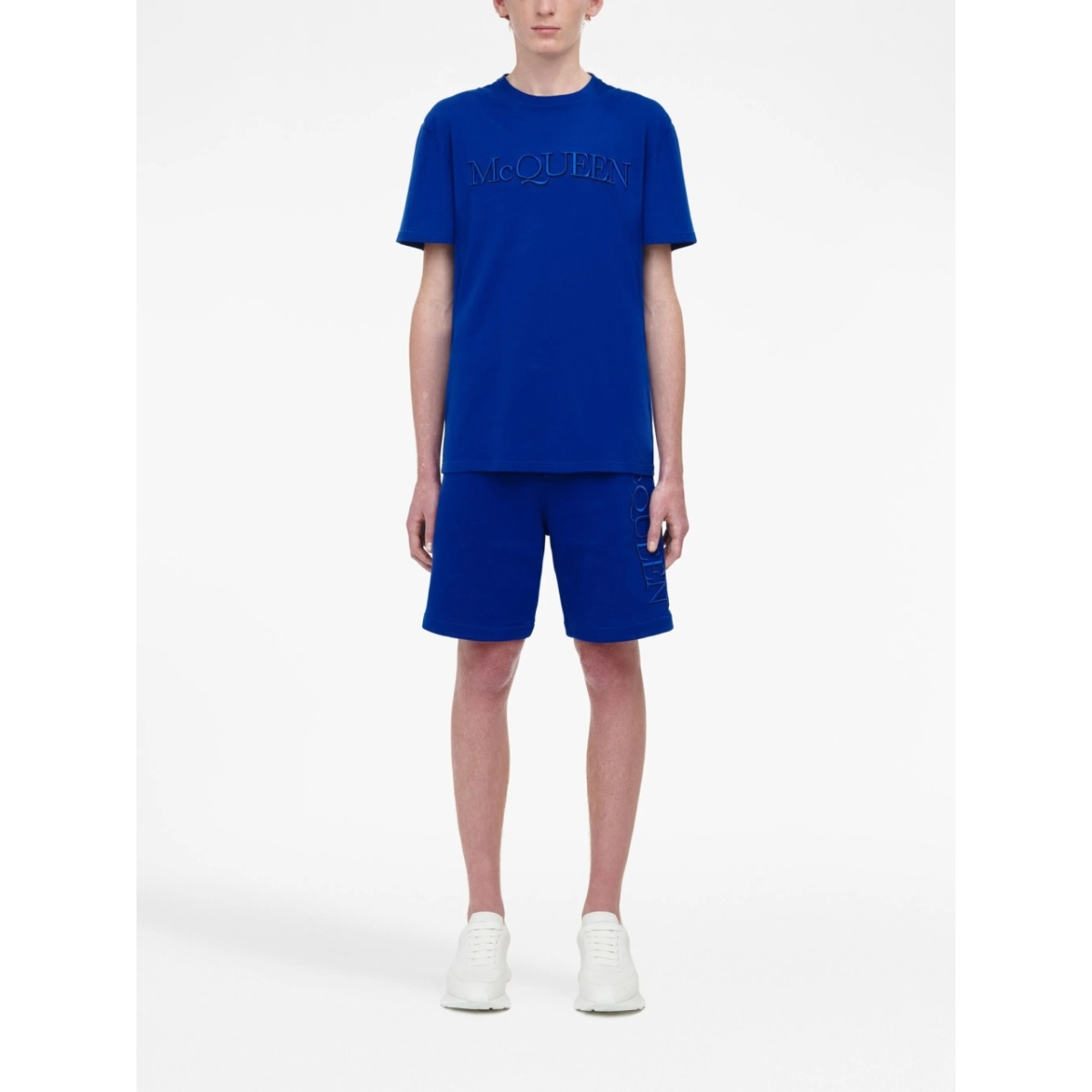 embroidered logo track shorts - Img 2
