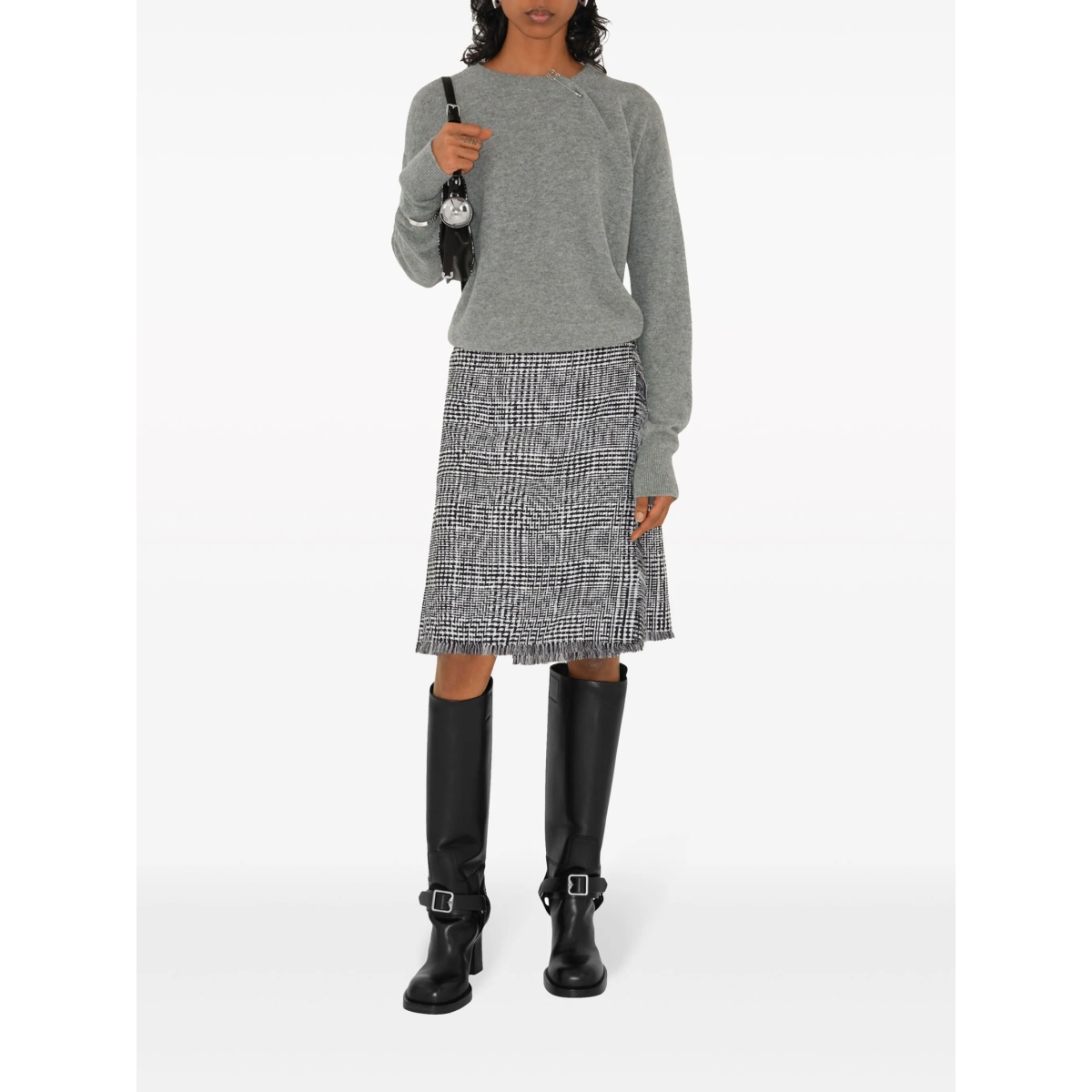 Equestrian Knight-embroidered crew-neck jumper - Img 2