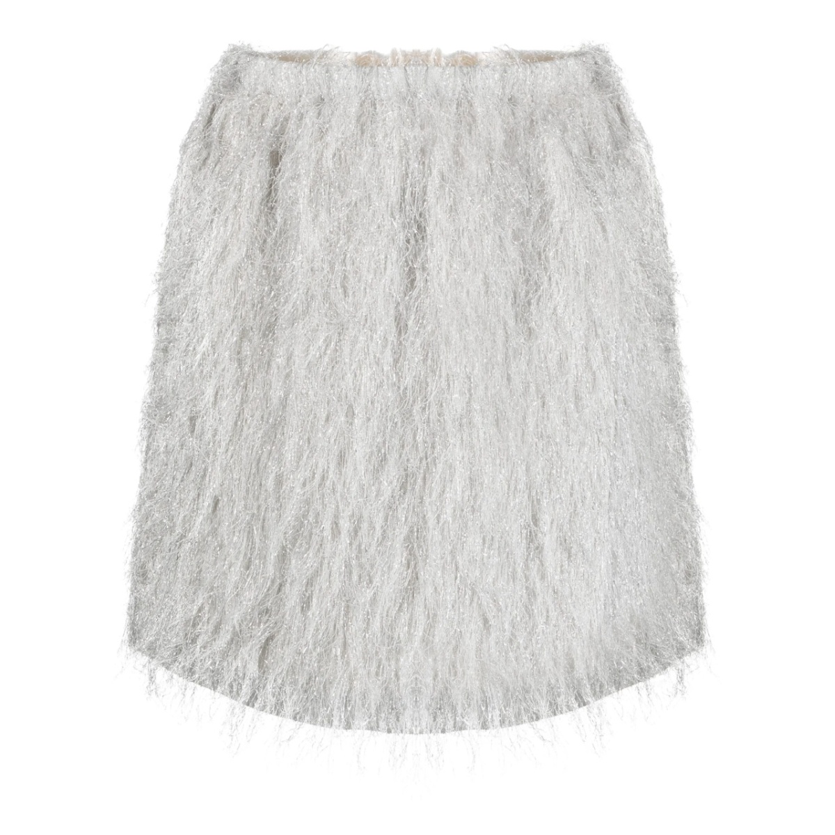 feather-design miniskirt