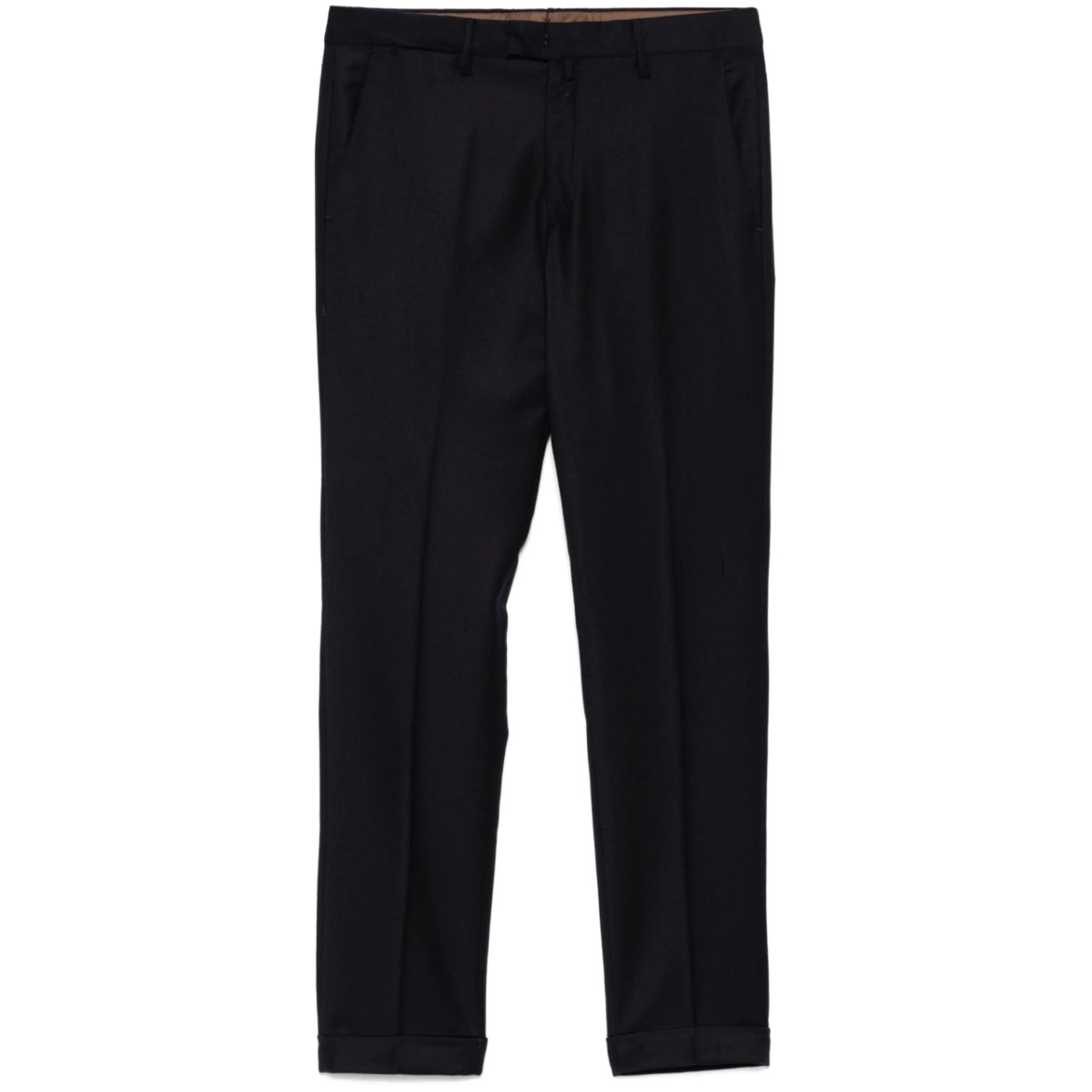 felted-finish trousers