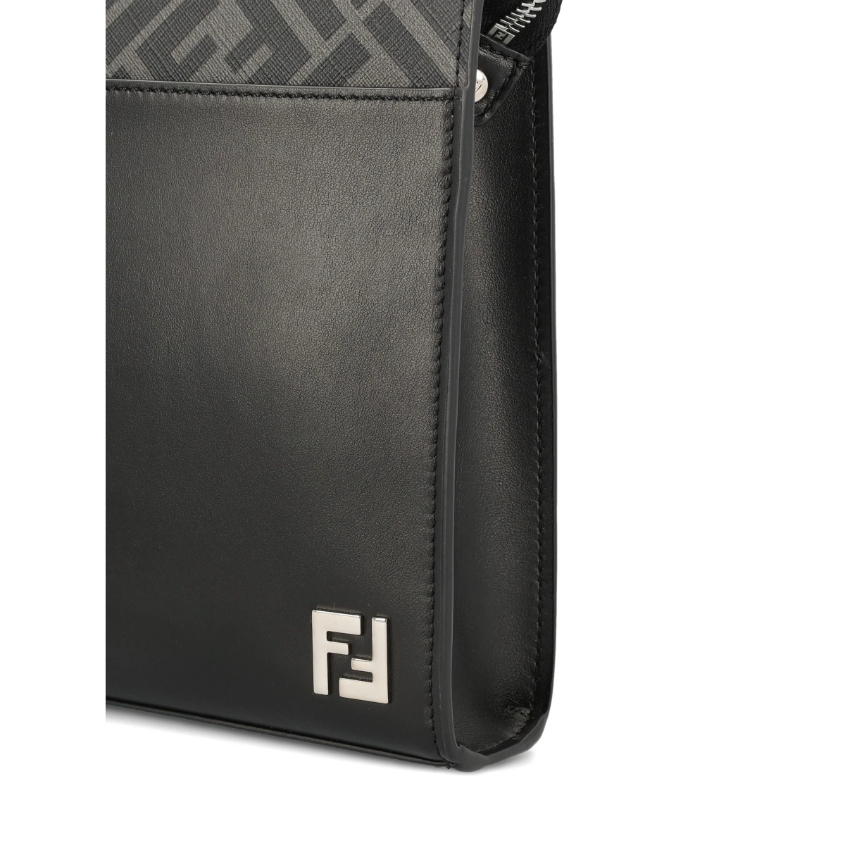 FF motif leather clutch - Img 4