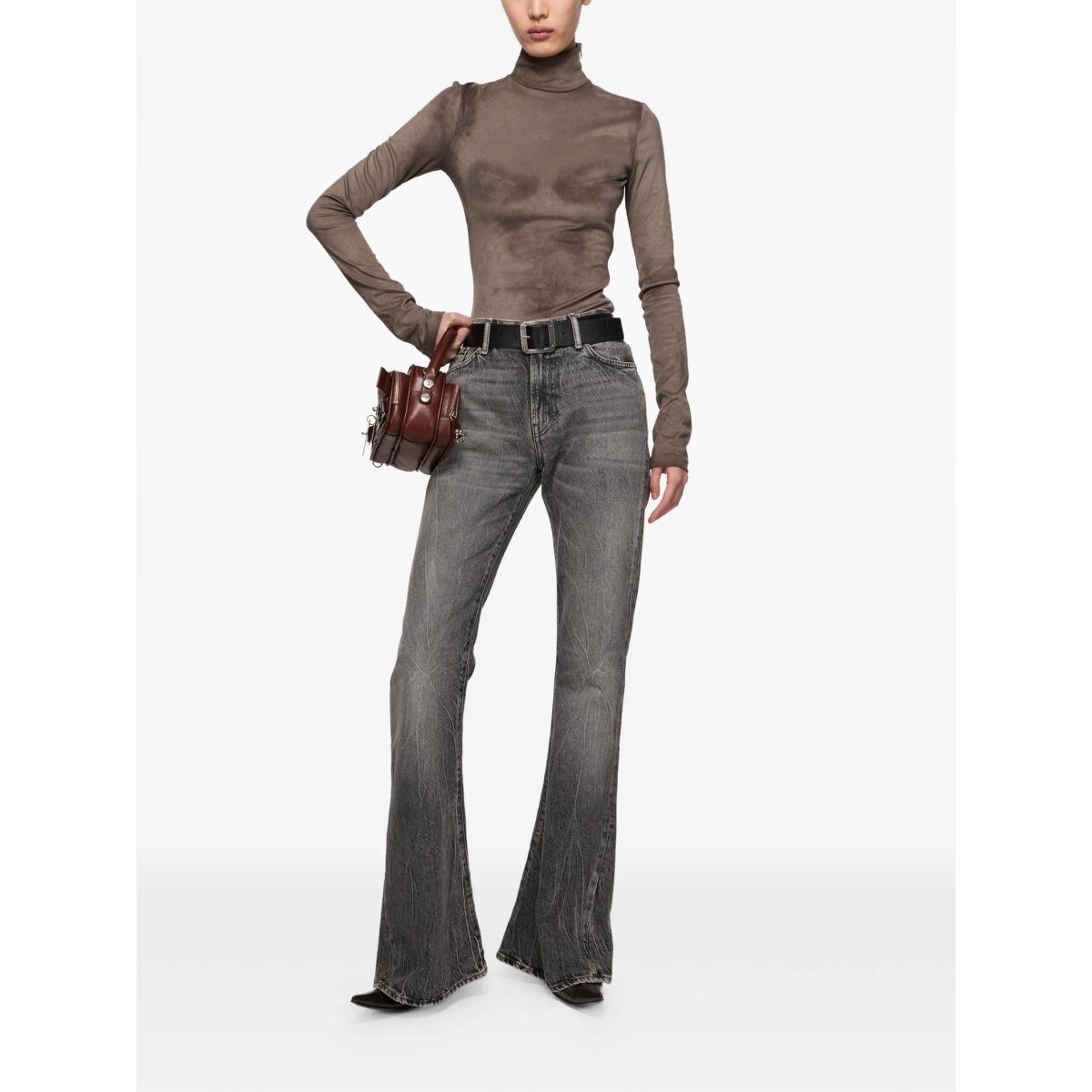 flared patch jeans - Img 2