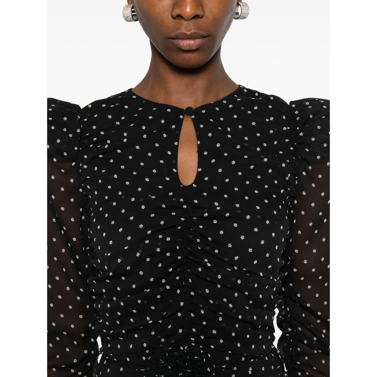 floral-dot mini dress - Img 5