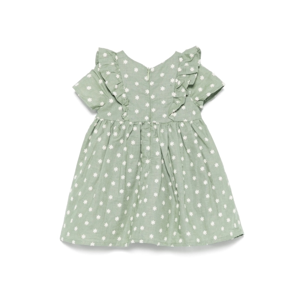 floral-embroidered dress - Img 2