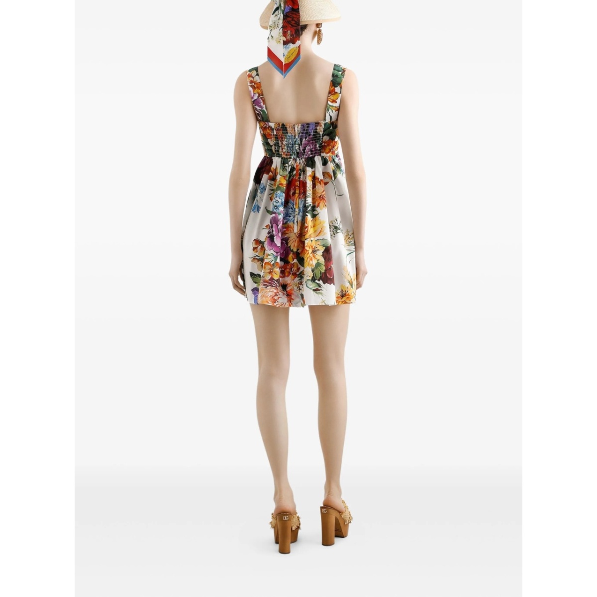 floral-print mini dress - Img 3