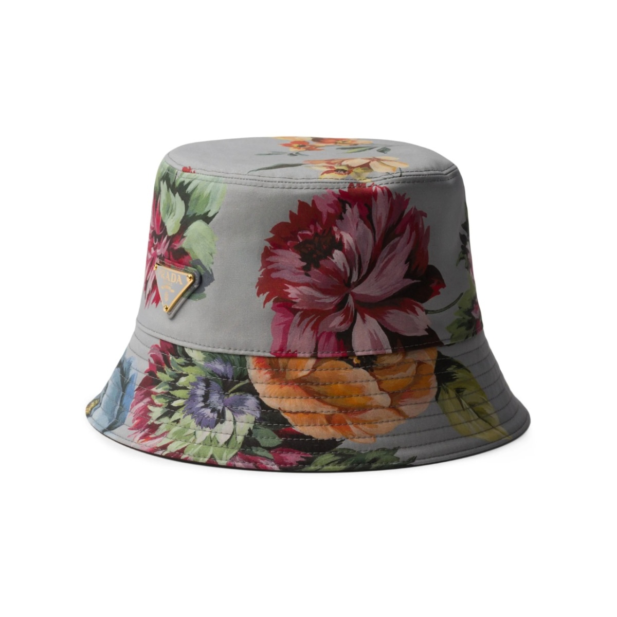 floral-print reversible bucket hat