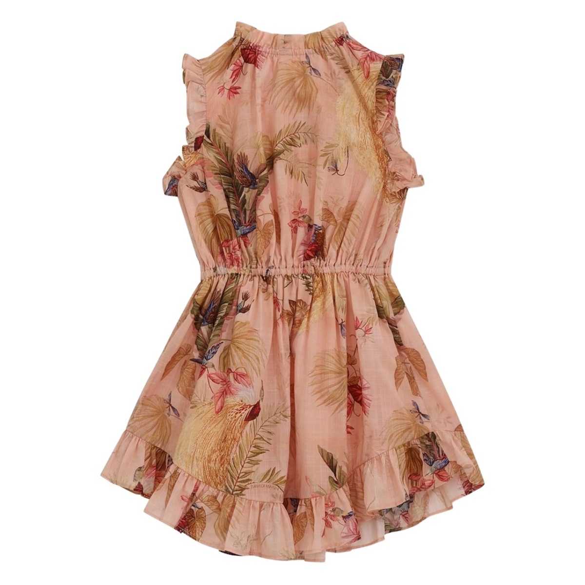 floral-print ruffle-detail dress - Img 2